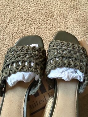 MIA Idella Woven Heels - Khaki